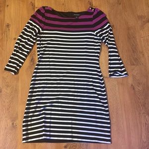 Stripe above knee dress